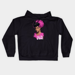 Afro Pink - UrbanPink Dolls Kids Hoodie